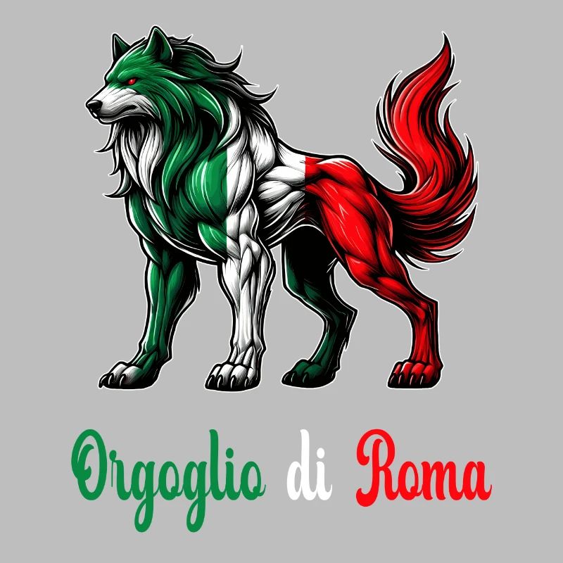 Drapeau de la fierté de Rome (Italie)