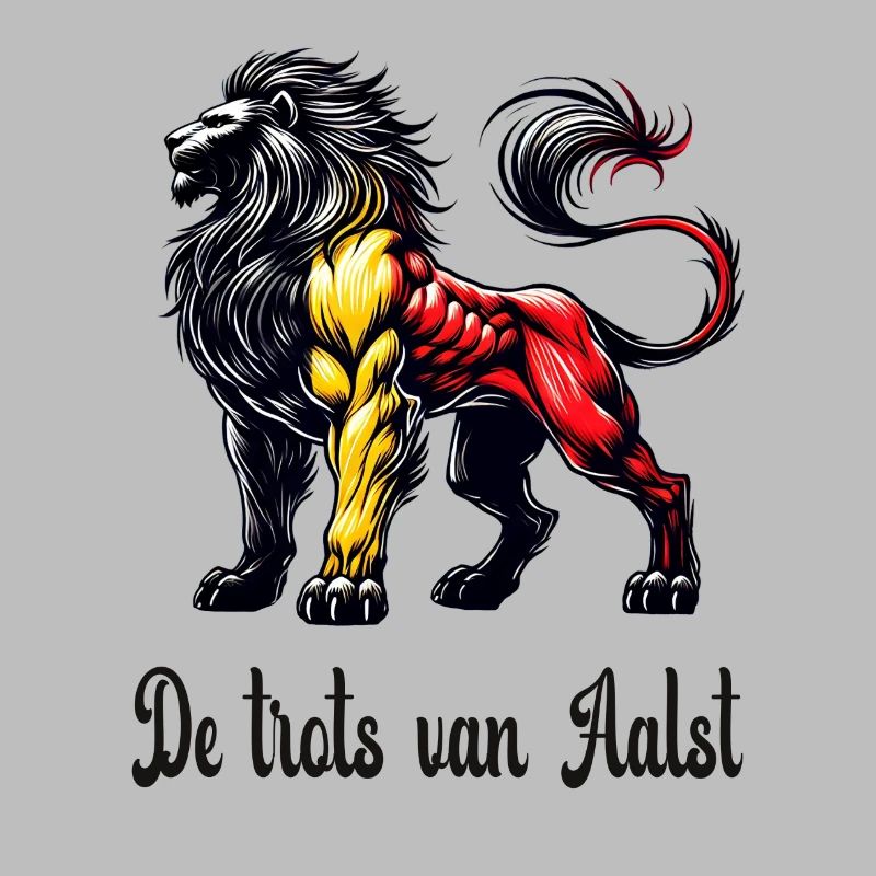 Motif du drapeau lion d'Alost