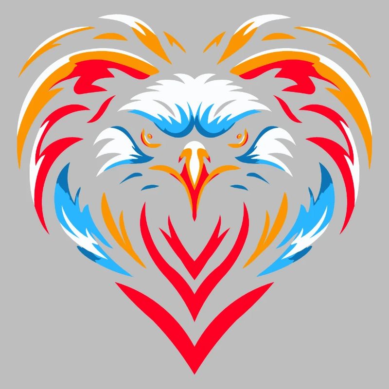 Greifvogel im Herzen