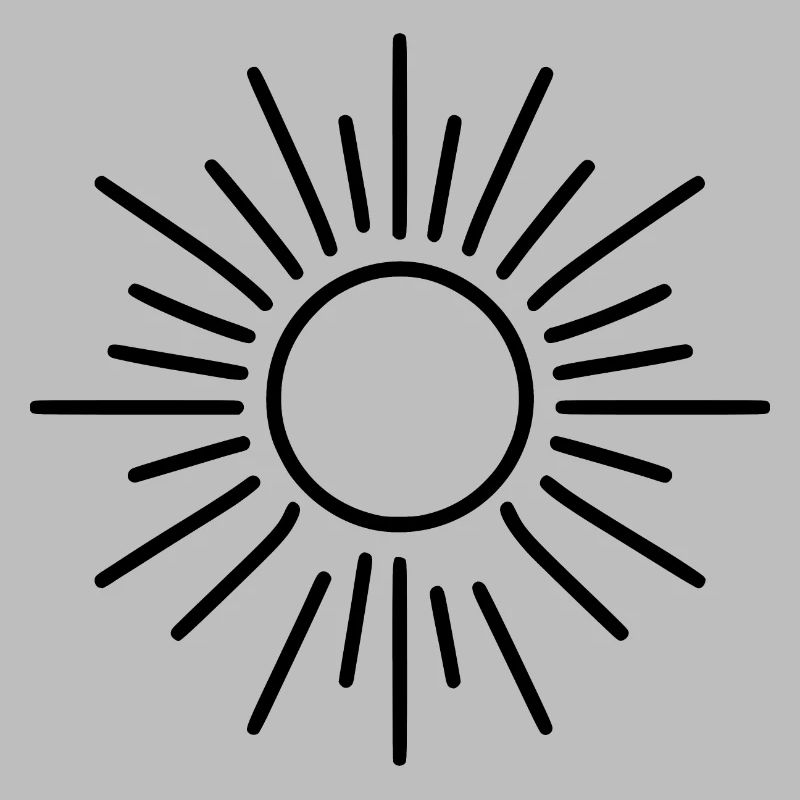 stylized sun