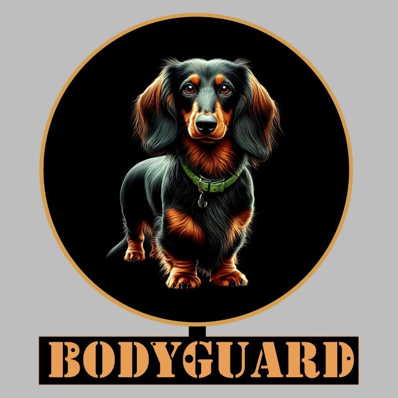 Bodyguard Dackel Langhaardackel