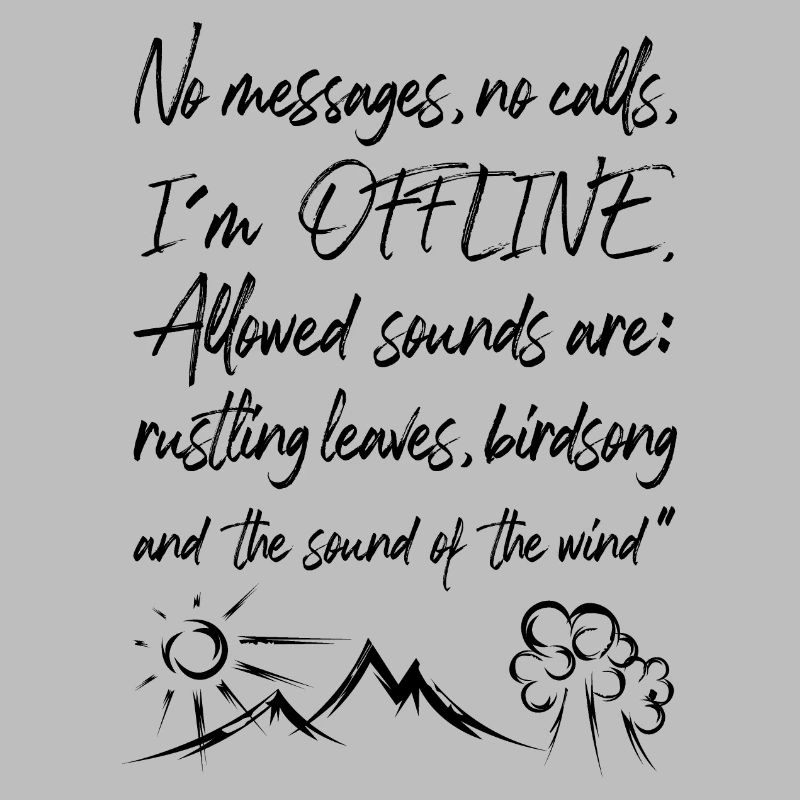Offline Nature Graffiti Time Out Forest Tree Mountain Logo