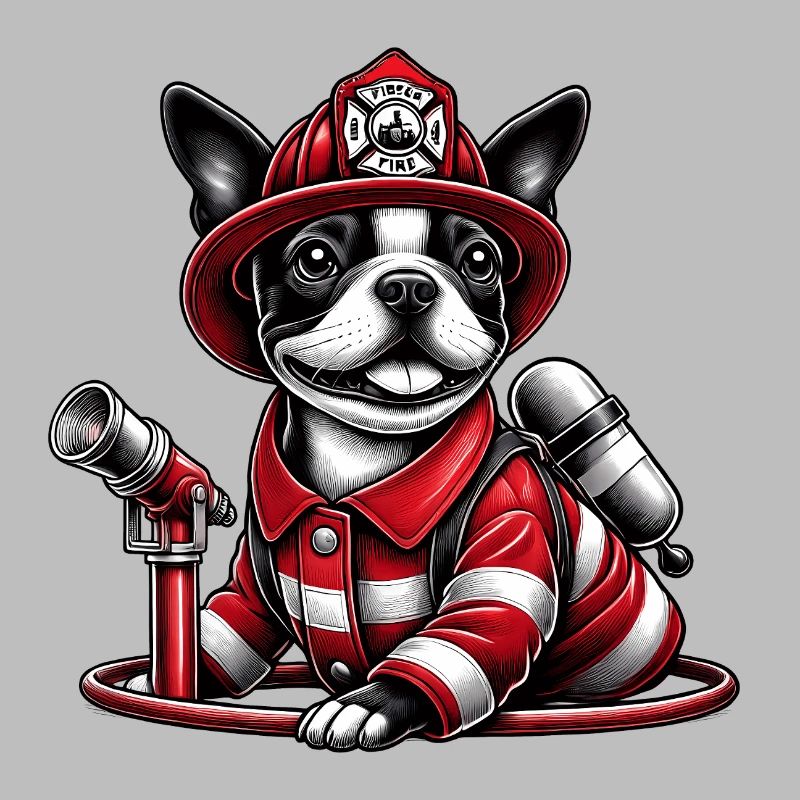 Bostie Fire Brigade Dog
