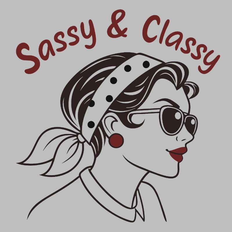 "Sassy and Classy" T-shirt - Chic Bold