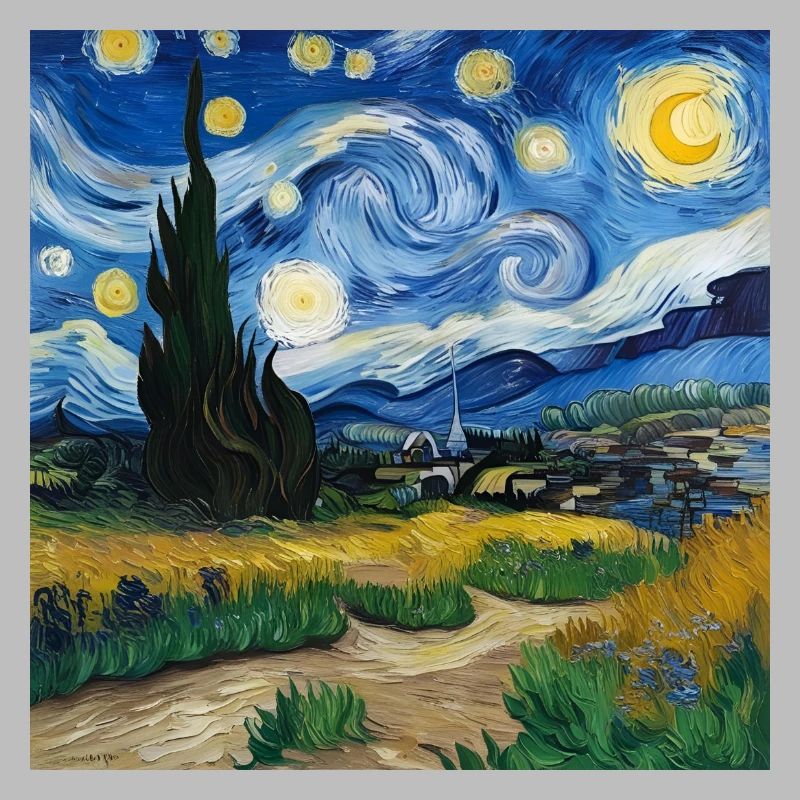 Paysage impressionniste / Impressionist landscape