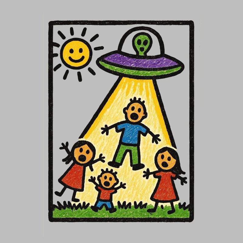 UFO nimmt Papa mit!