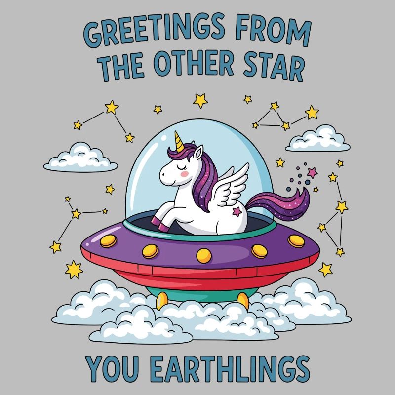 Licorne vue de l’espace