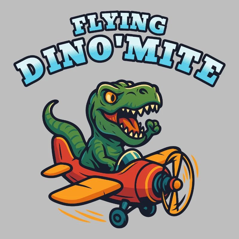 Flying Dino'Mite Plane