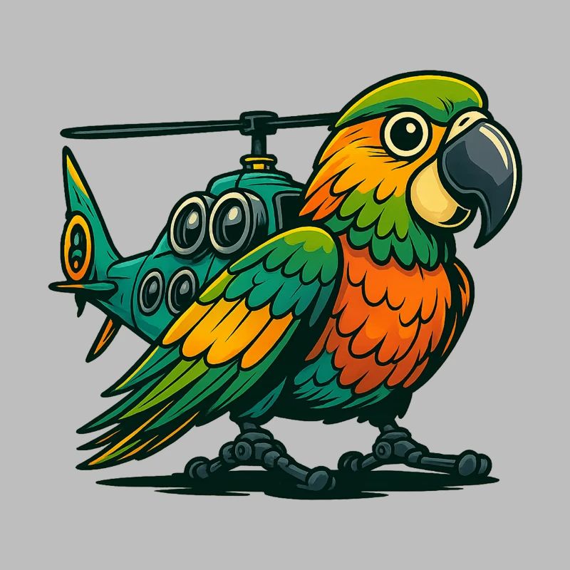 Heli-Parrot en utilisation