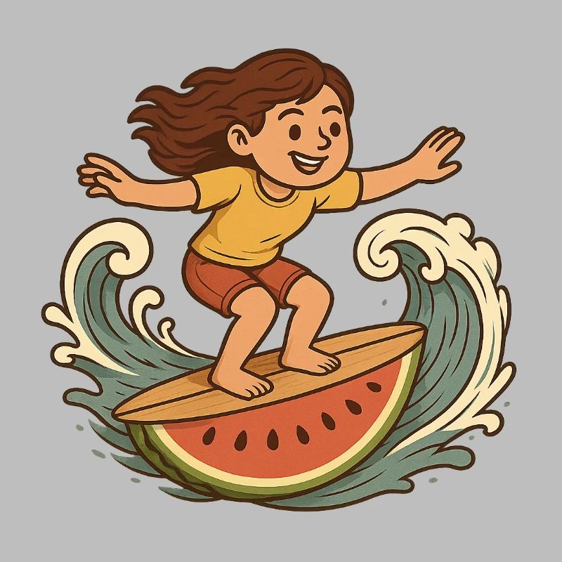 Surfergirl Pastèque