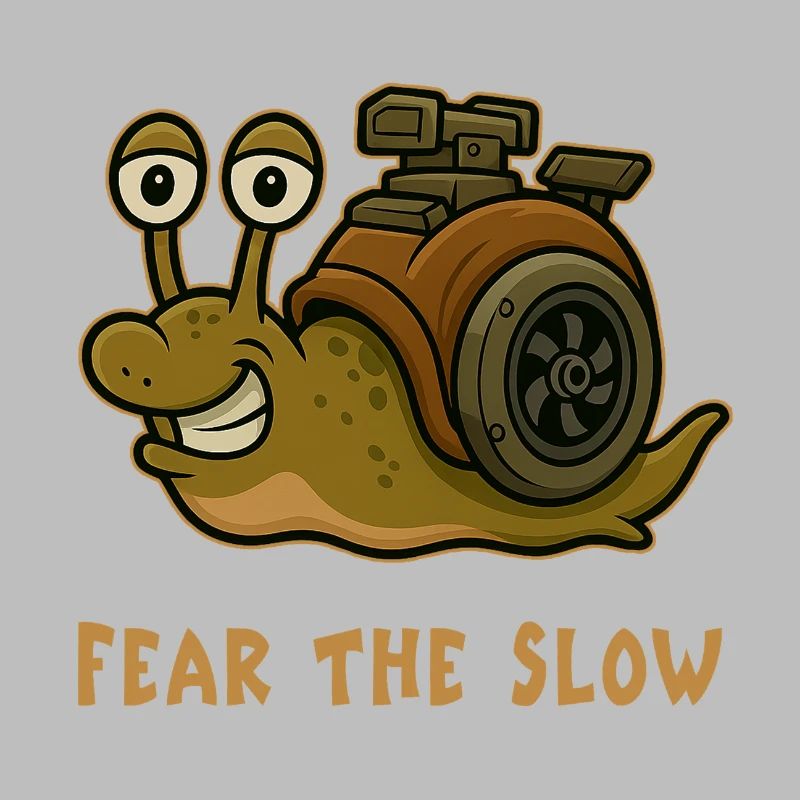 Angst vor der Langsamkeit - Schnecken Design