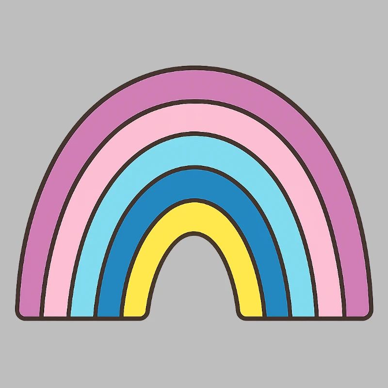 Pastel Rainbow Design