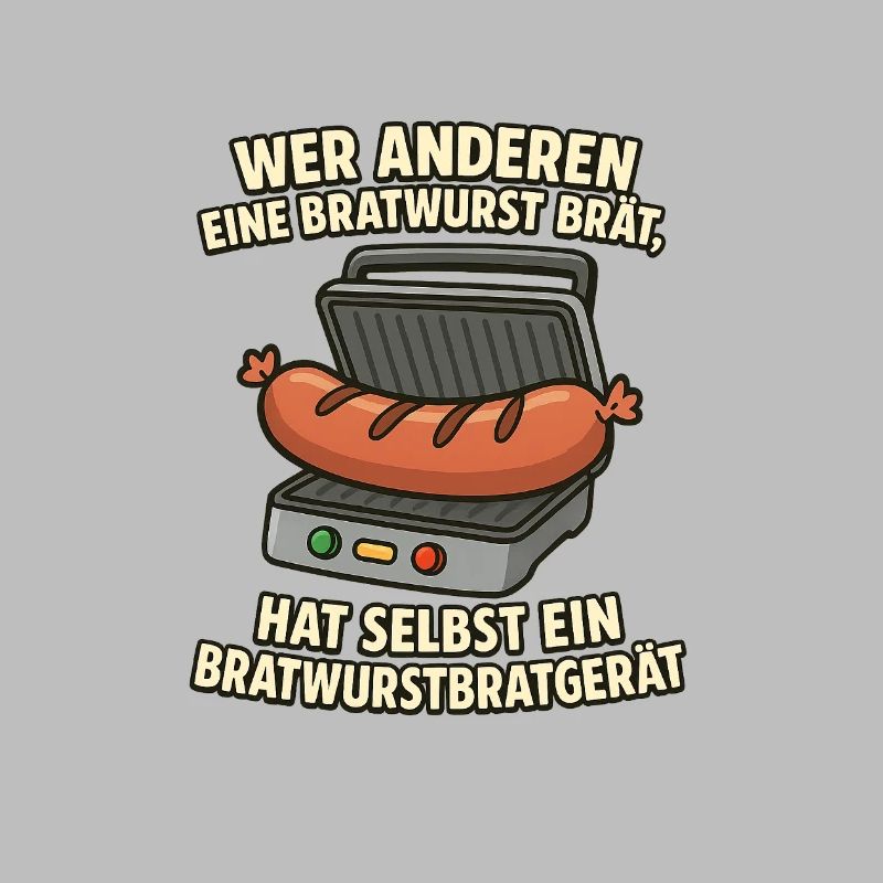 Bratwurst Bratgerät Spruch