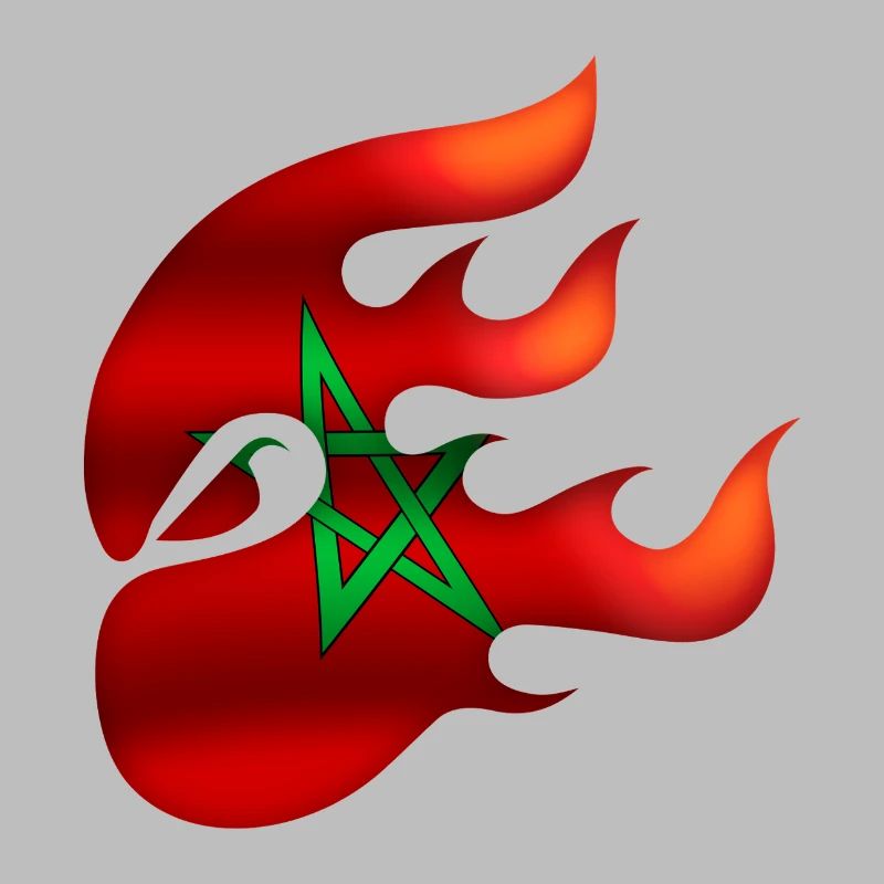 Drapeau du Maroc - Maroc - Ninja