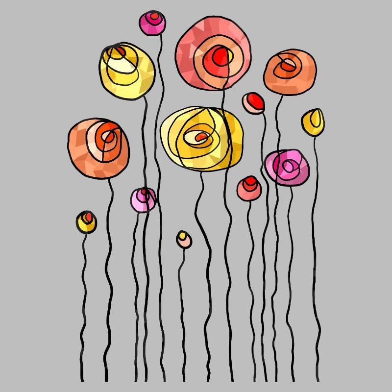 Thème abstrait fleur de printemps