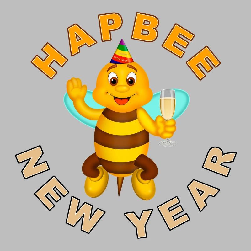 HAPBEE Neujahr mit Text 2