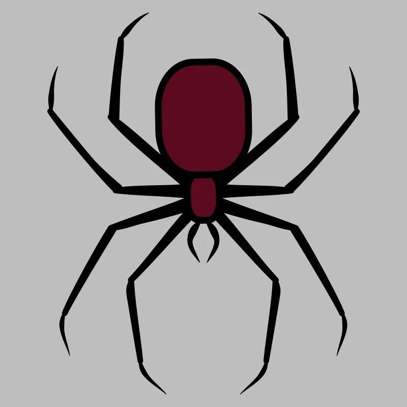 Gruselige Halloween Unheimliche Goth-Spinne 3