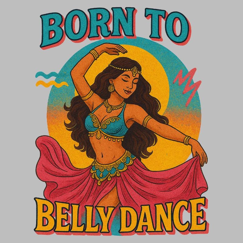 Danse du ventre inspiré Illustration Boho