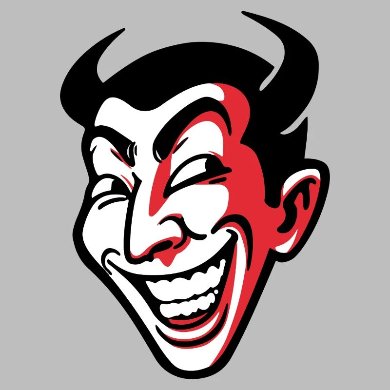 Conception expressive de visage comique souriant