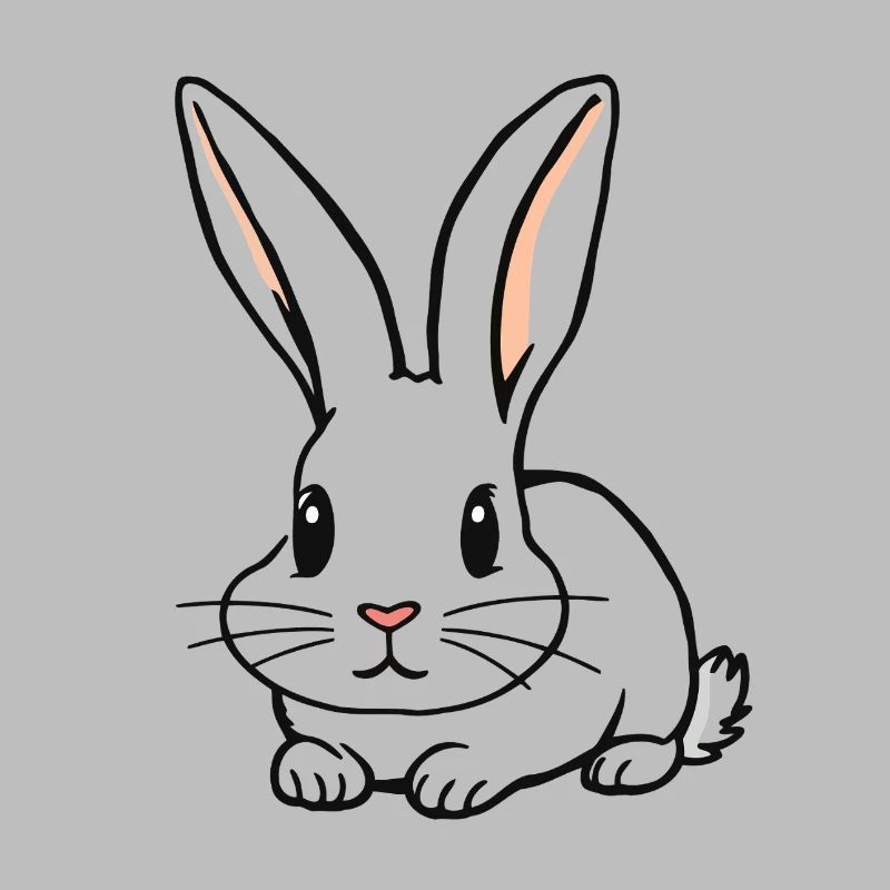 Sketched Rabbit with Long Ears