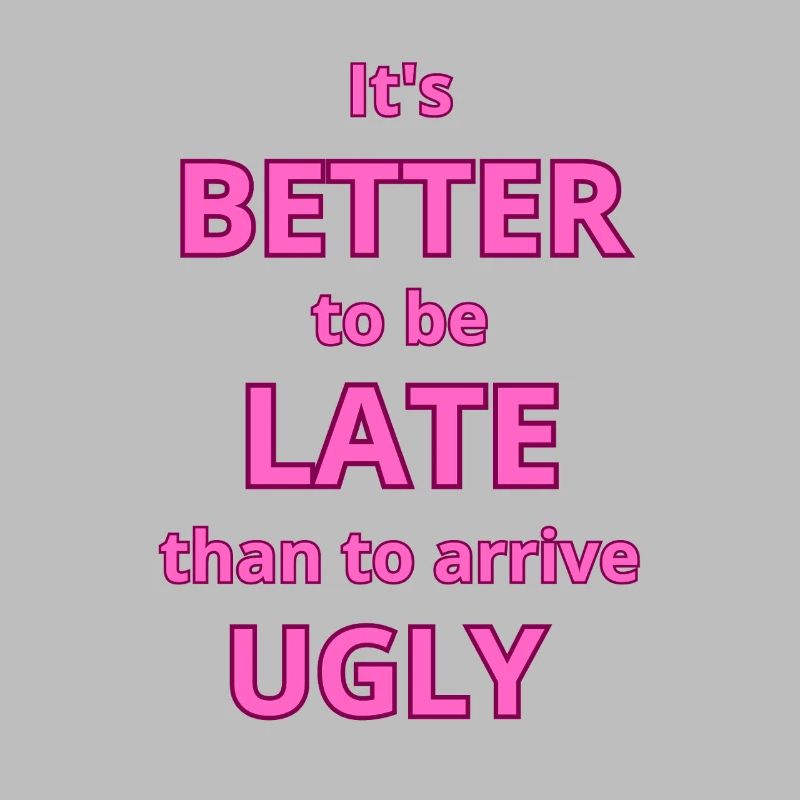 Citation de texte rose gras pour déclaration de mode