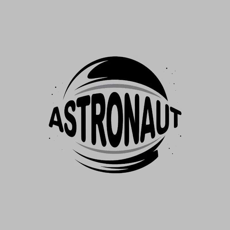 Astronaut - Cool Astonomy Logo