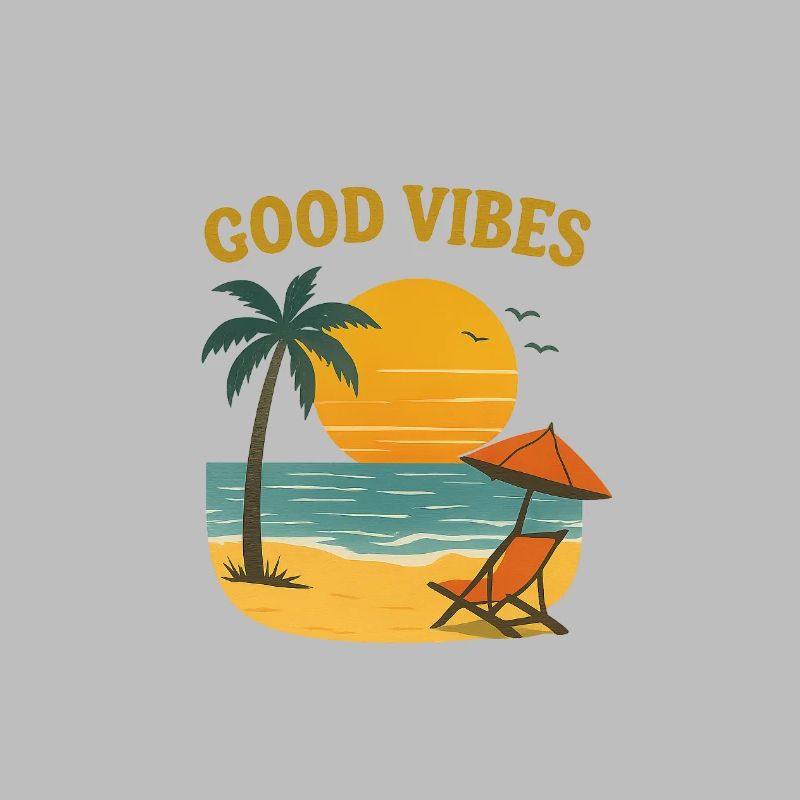 Motif de plage de coucher de soleil