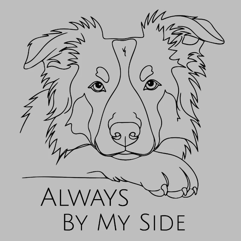 Australian Shepherd Always By My Side