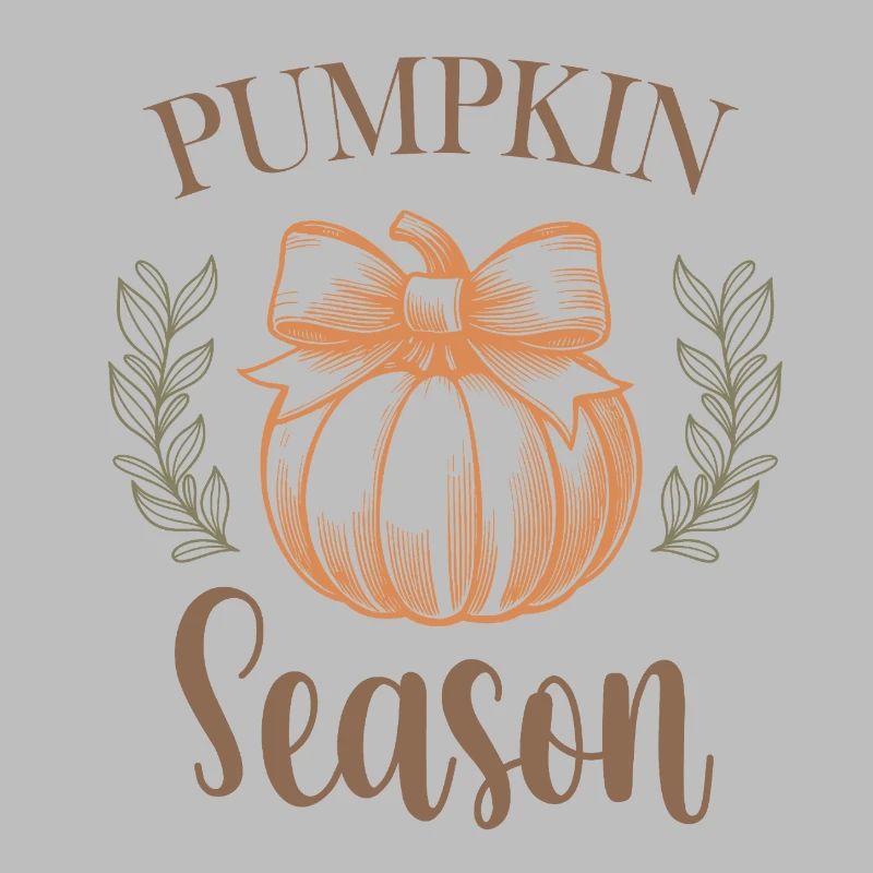 Pumpkin Season Script Design for Holidays