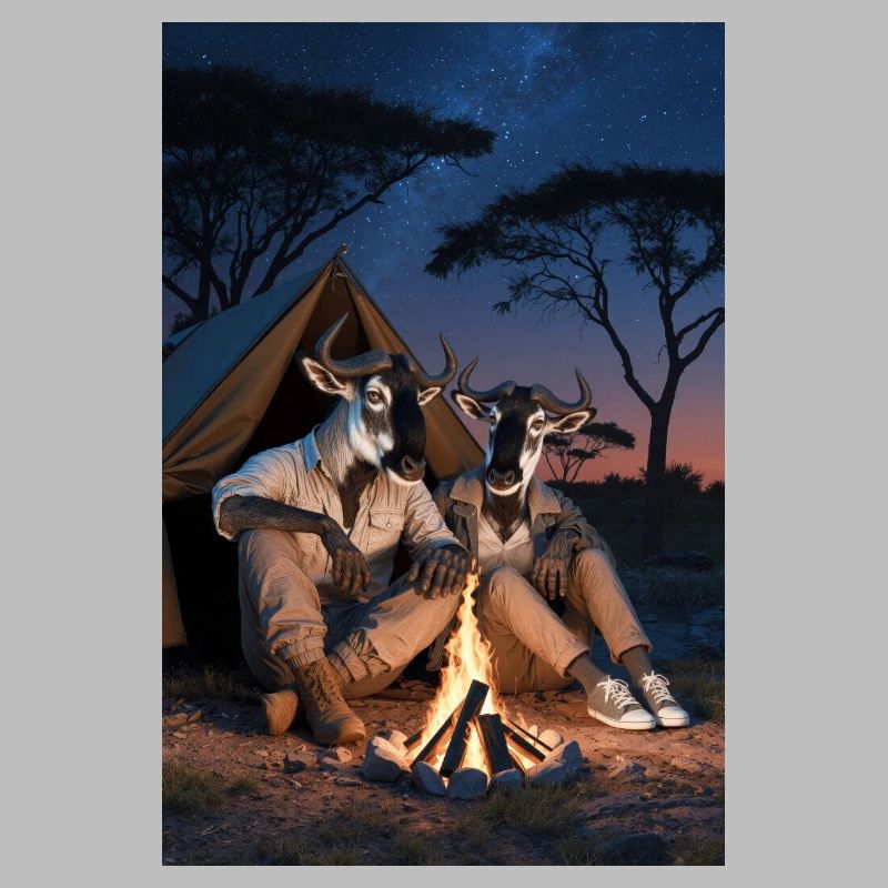 Wildebeest Humanoid Pair