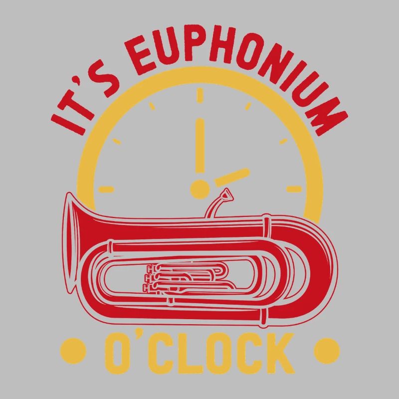 Euphonium It's O'Clock Baryton Marching Band
