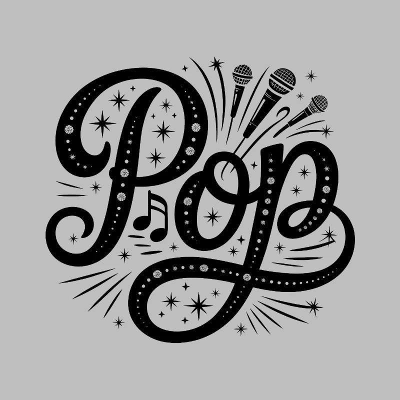 Pop - Cool Music Logo