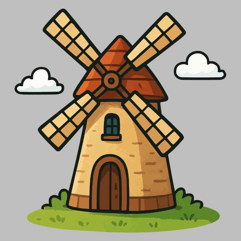 Fairytale windmill
