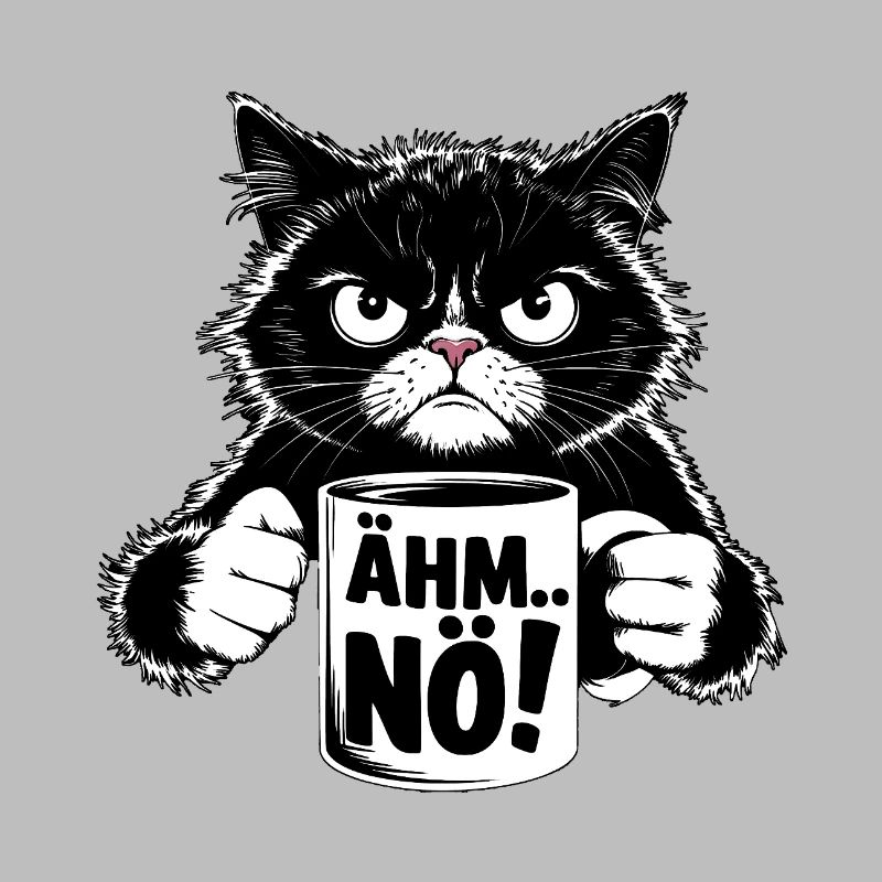 Wütende Katzenmugge: „Ähm… Nö!“