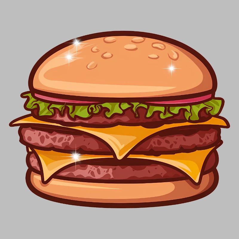 Saftiger Cheeseburger