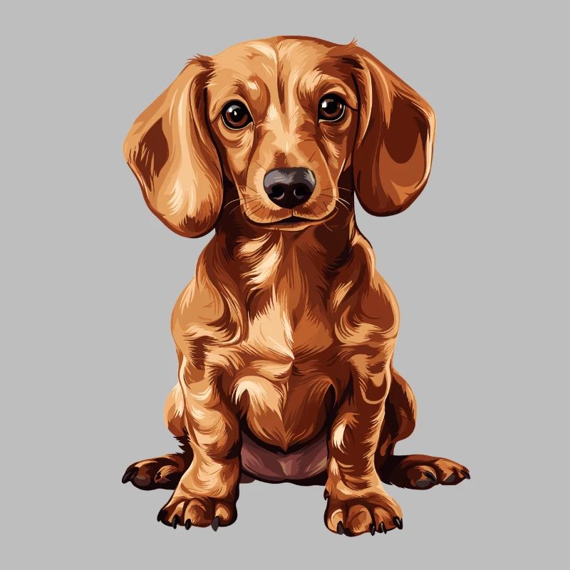 Teckel mignon avec du charme