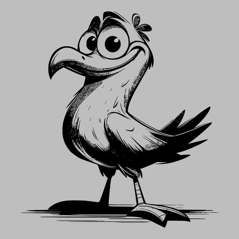 Comedy Vogel Lachgarantie mit Schnabel