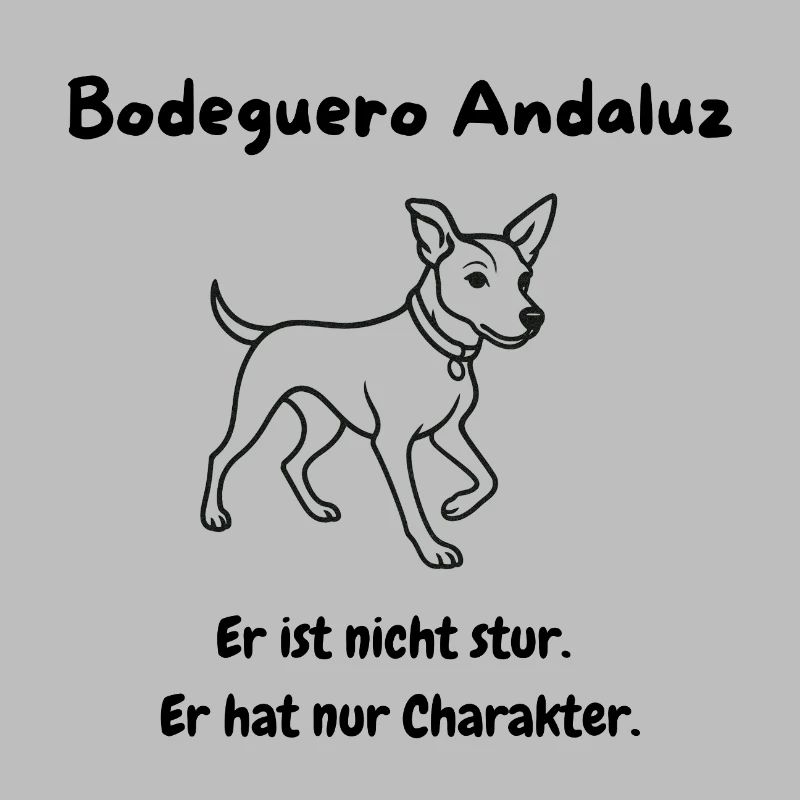 Modernes, minimalistisches Bodeguero-Motiv