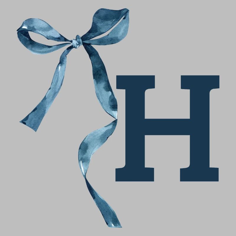 Monogram h Geschenkidee