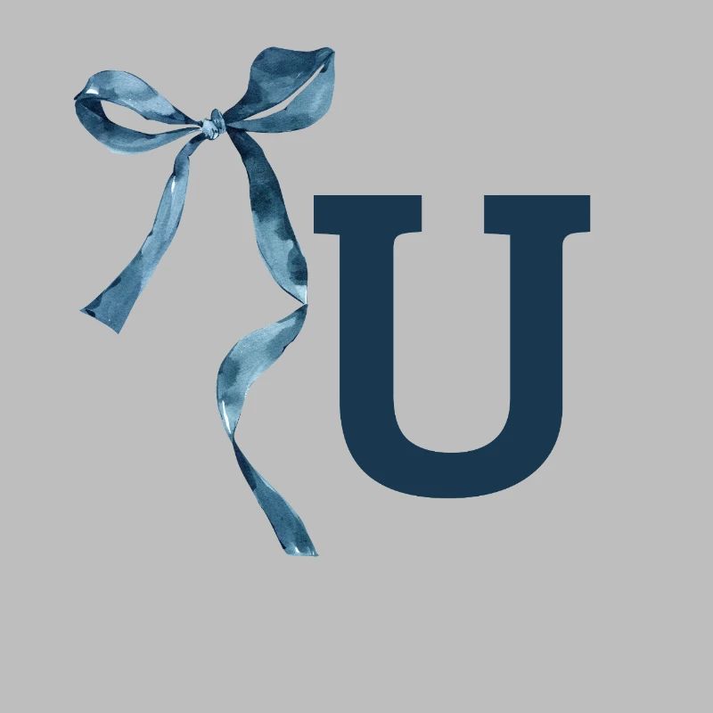 Monogram U Geschenkidee