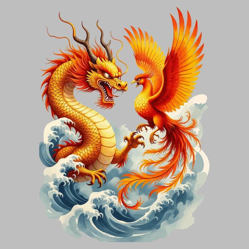 Vektor "Drache" und "Phönix"