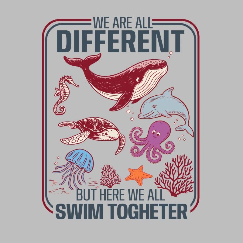 Underwater Diversity Unity Design