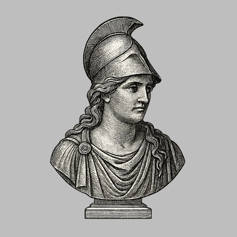 Antique Athena Bust | Classical Greek Art