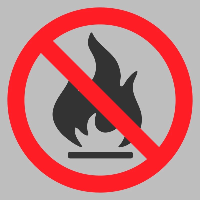 Pas de panneau de sécurité incendie