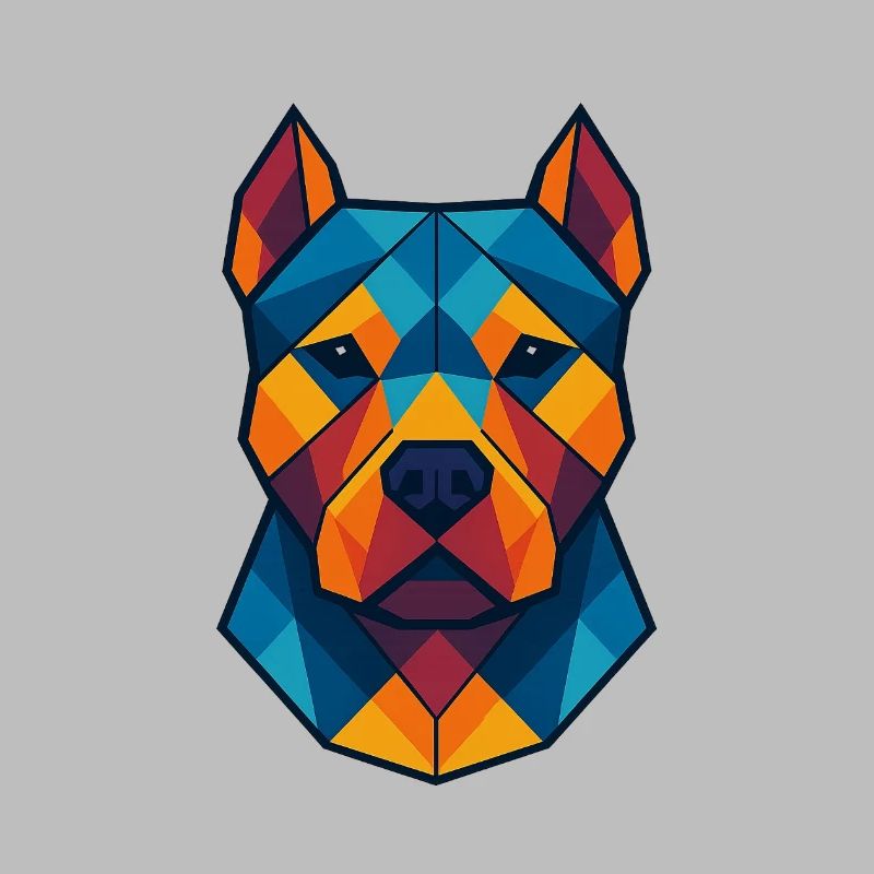 Chien | Tête de chien Impression / Impression / Design