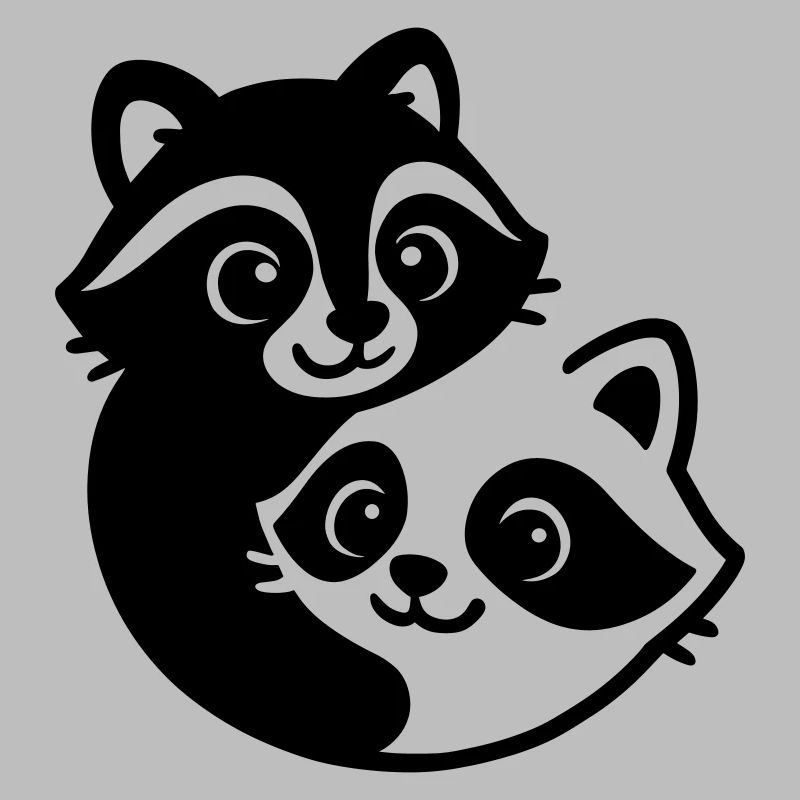 Ying Yang Dachs Pärchen