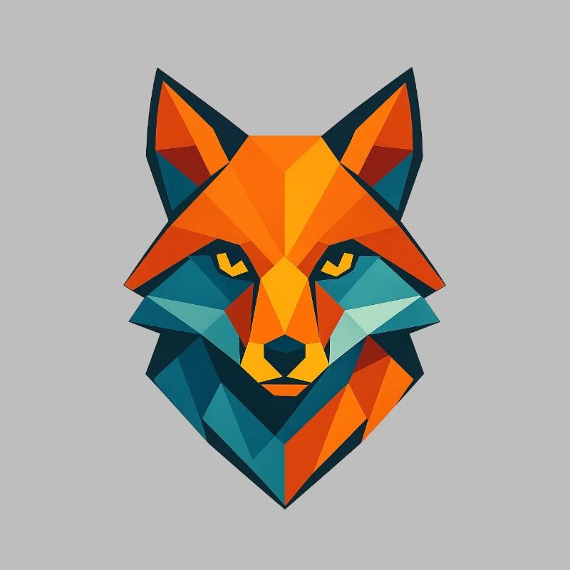 Renard | Tête de renard Impression / Impression / Design