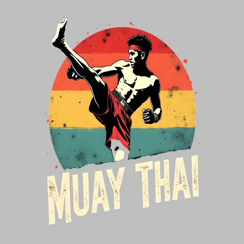 Drôle Muay Thai Boxe Muay Thai