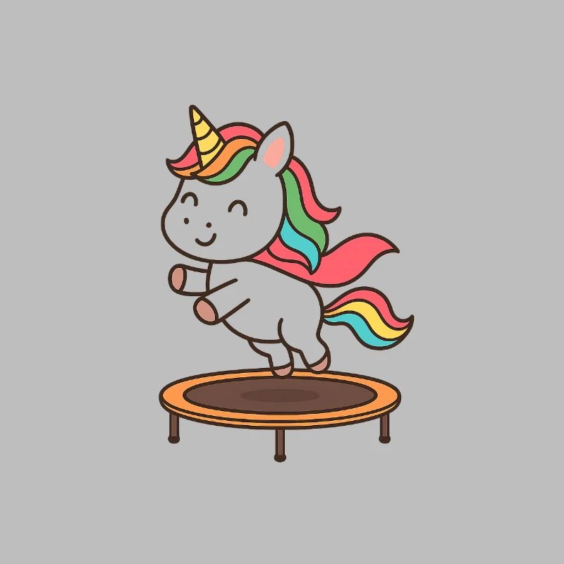 Trampoline Licorne Jumping Magic