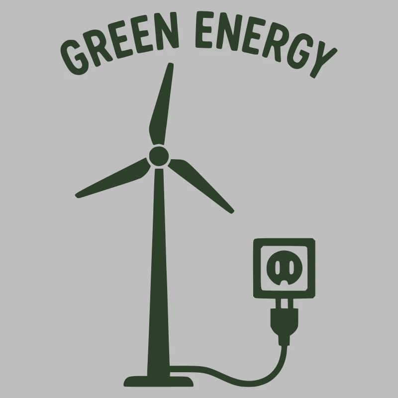 Prise de courant éolien à énergie verte